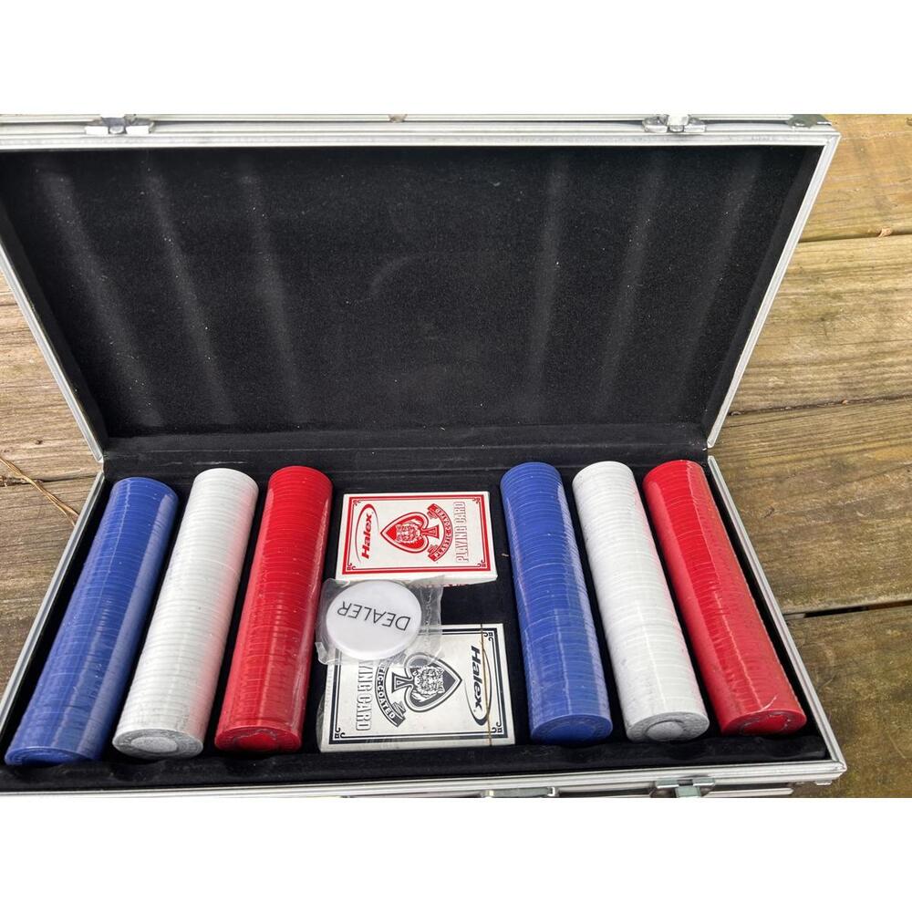 Regent Sports Poker Set – Complete Case & Unused Contents